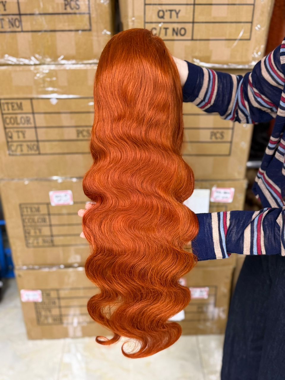 613# blonde straight / body wave 13x4 full frontal wig New