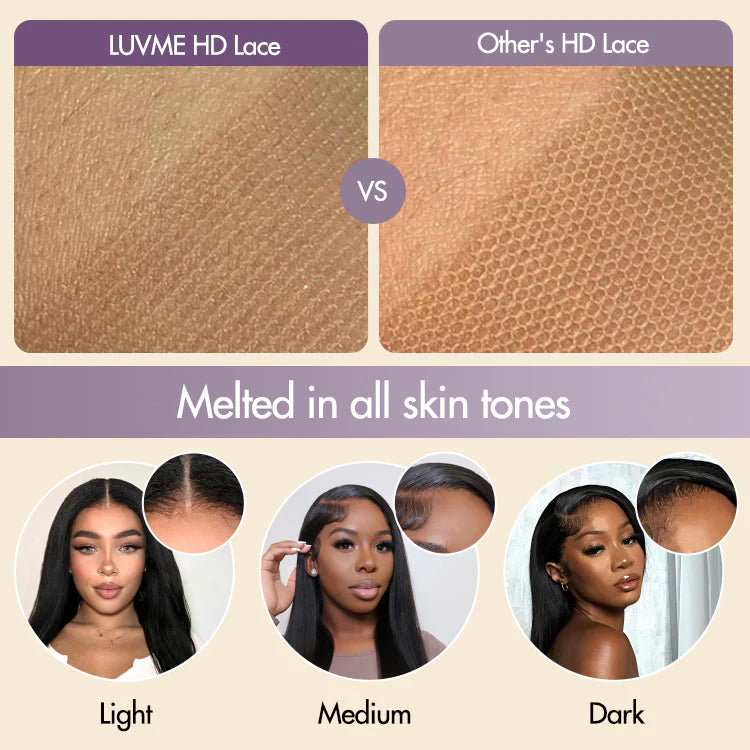 Magnifique perruque naturelle bouclée sans colle, fermeture 5x5 HD, bonnet respirant en dentelle transparente