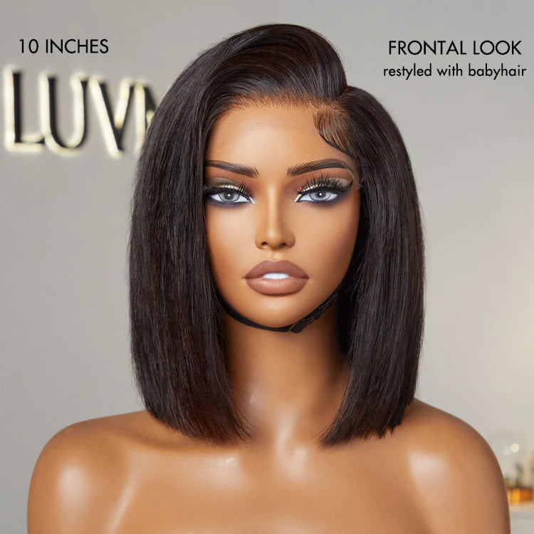 Luvme Hair PartingMax Glueless Wig Silky Blunt Bob Cut 7x6 Closure HD Lace Wig Breathable Cap