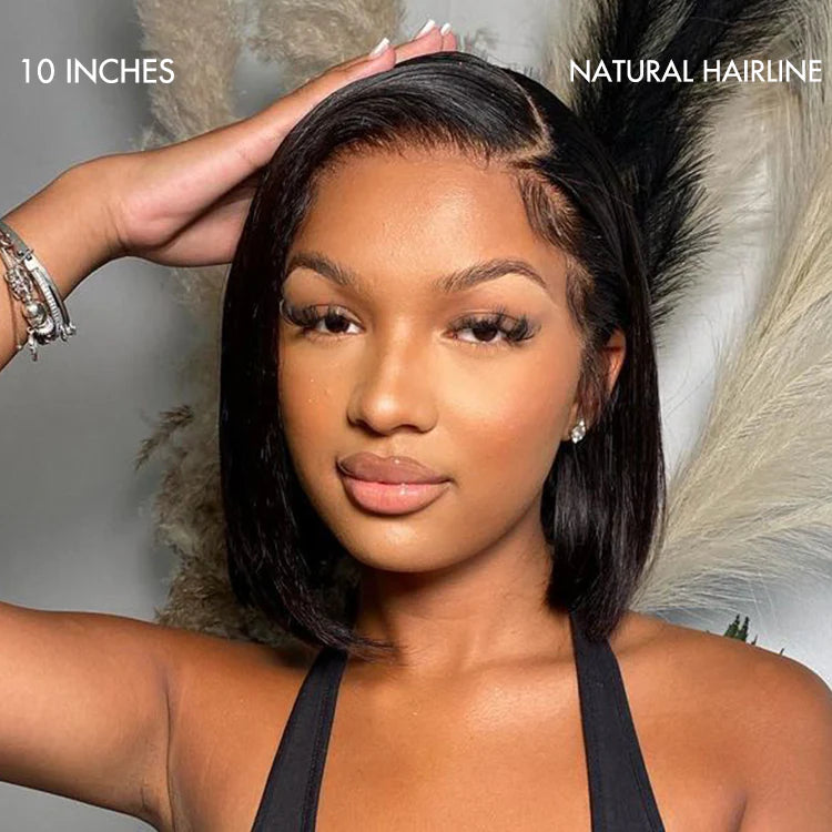 Luvme Hair PartingMax Glueless Wig Silky Blunt Bob Cut 7x6 Closure HD Lace Wig Breathable Cap