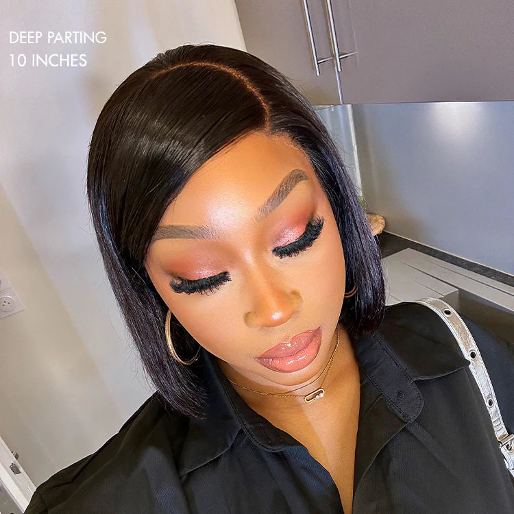 Luvme Hair PartingMax Glueless Wig Silky Blunt Bob Cut 7x6 Closure HD Lace Wig Breathable Cap